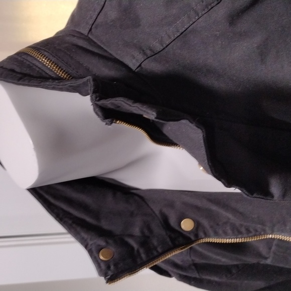 Wenven black canvas lightweight cotton lined jacket. Mint condition. XL - Picture 5 of 12
